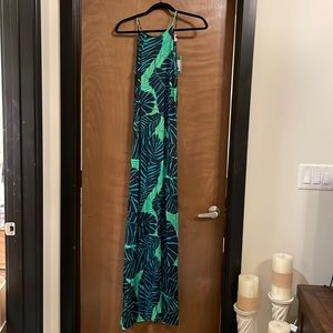 Tropical print Lilly Pulitzer maxi dress in size small.